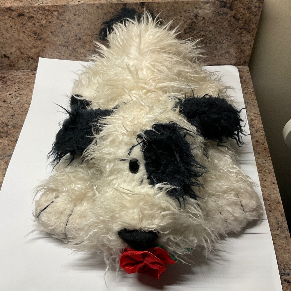 Russ Berrie Scamper Jr Curly Dog.  Vintage.